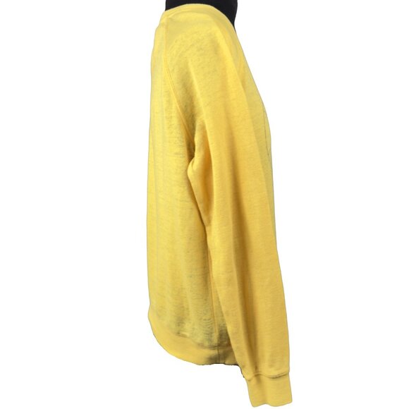 HURLEY Cruise Control Light Long Sleeve Tee Burnout Yellow Surf Women's M Y2K - Picture 3 of 7
